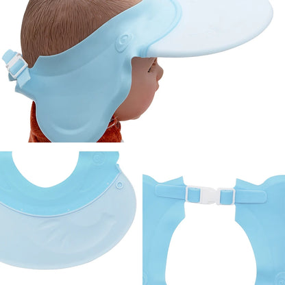 Baby Shower Cap for Ear & Eye Protection