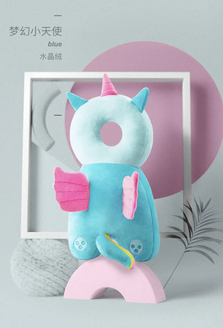 Baby Anti-Fall Head Protector – Cute Safety Cushion for 1–2Y