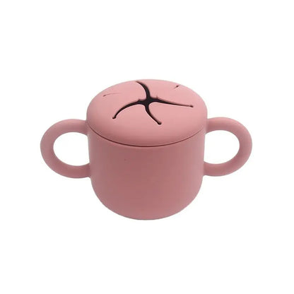 Snack ‘n’ Slurp Cup – BPA-Free Silicone for Toddlers