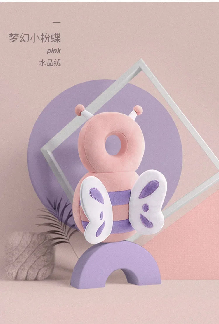Baby Anti-Fall Head Protector – Cute Safety Cushion for 1–2Y