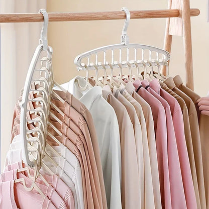 Folding Space-Saving Clothes Hanger