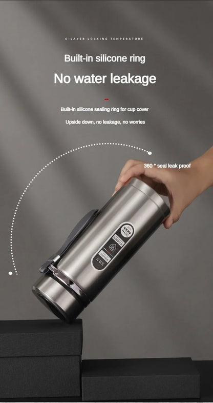 Smart Thermos Bottle with LED Temperature Display