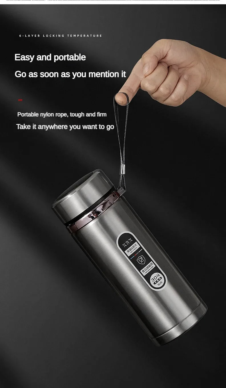 Smart Thermos Bottle with LED Temperature Display