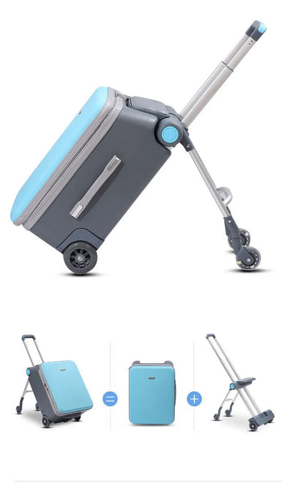 Kids Ride-On Carry-On Suitcase