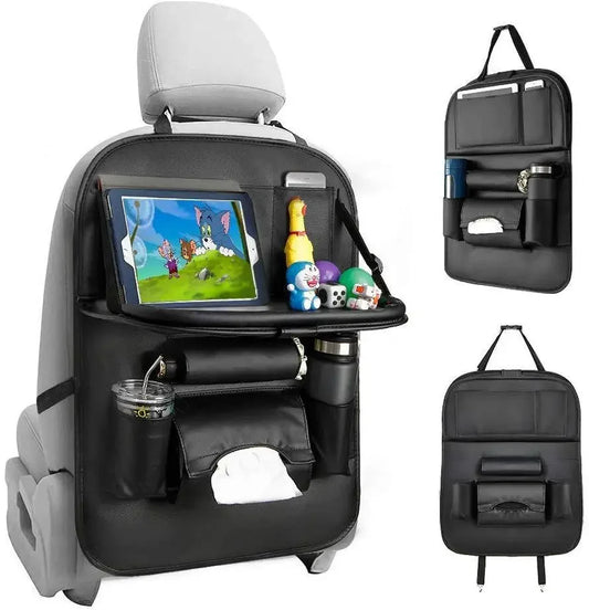 Car Seat Back Organizer with Foldable