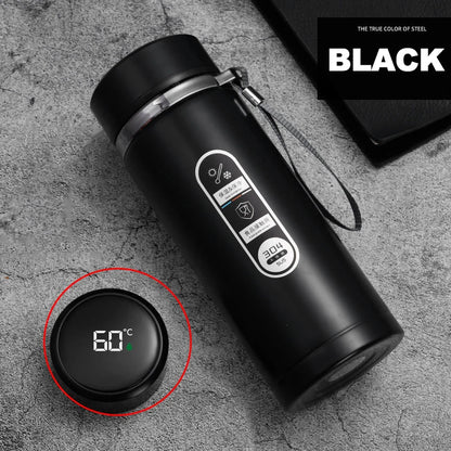 Smart Thermos Bottle with LED Temperature Display