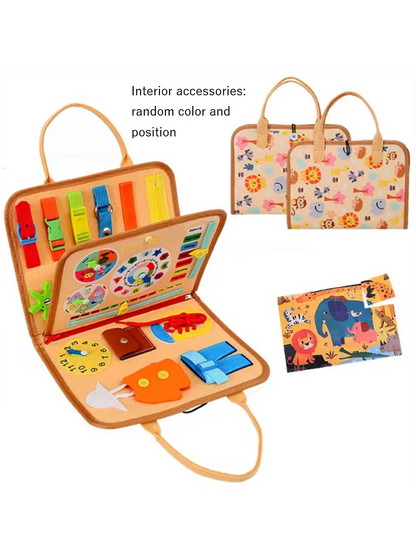 Montessori Travel Busy Board