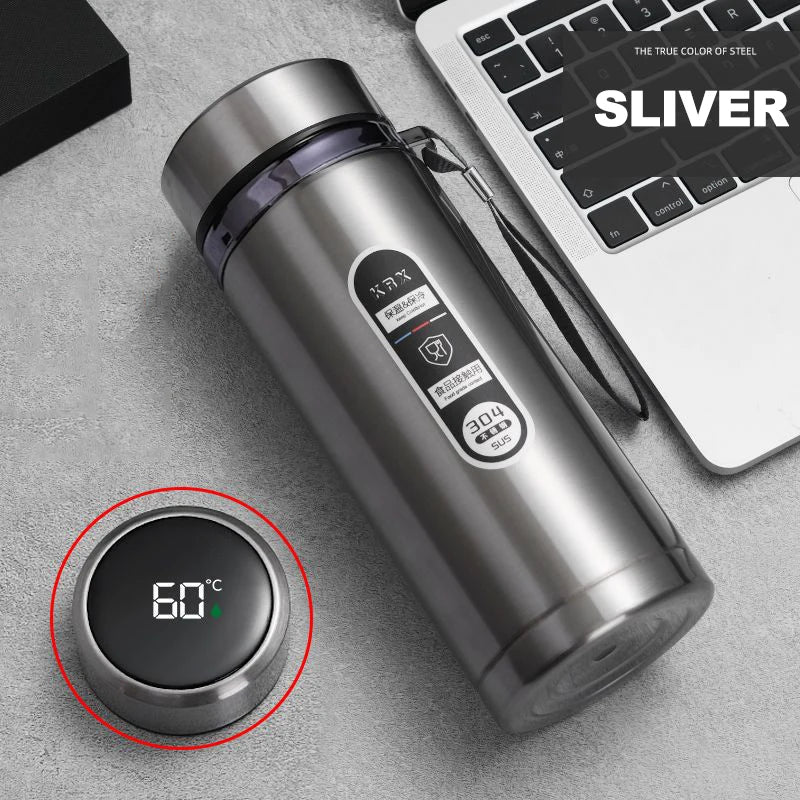 Smart Thermos Bottle with LED Temperature Display