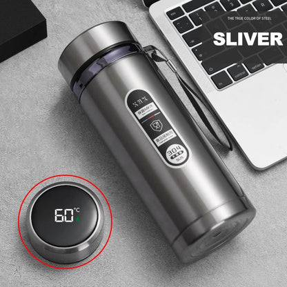 Smart Thermos Bottle with LED Temperature Display
