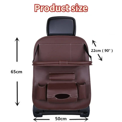 Car Seat Back Organizer with Foldable