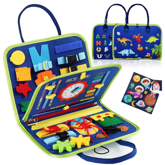 Montessori Travel Busy Board