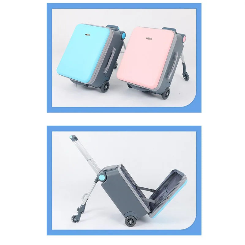 Kids Ride-On Carry-On Suitcase