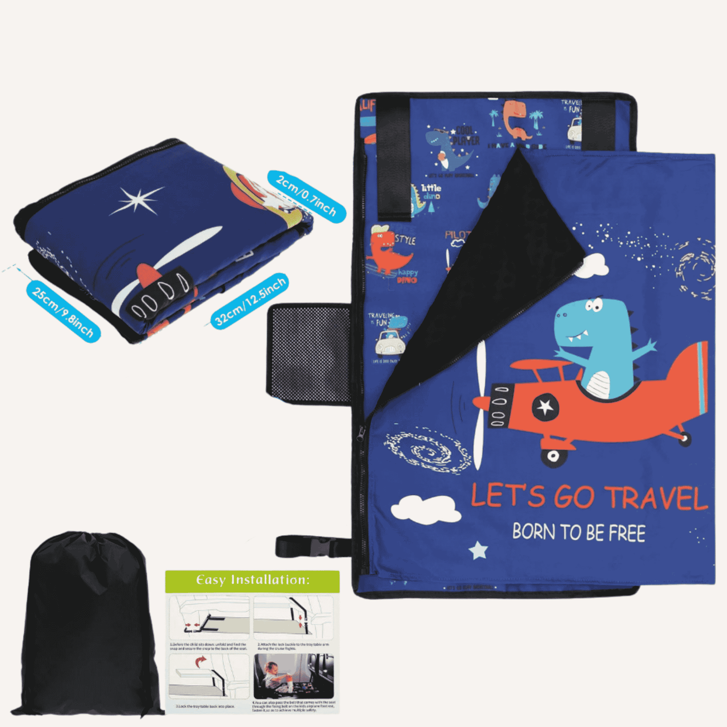 Toddler Travel Airplane Bed